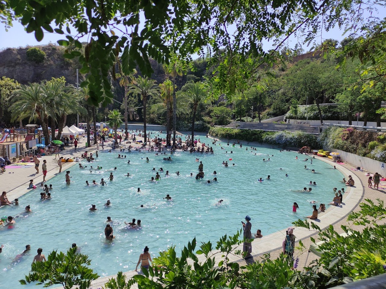Llac del Parc de La Creueta del Coll en Barcelona